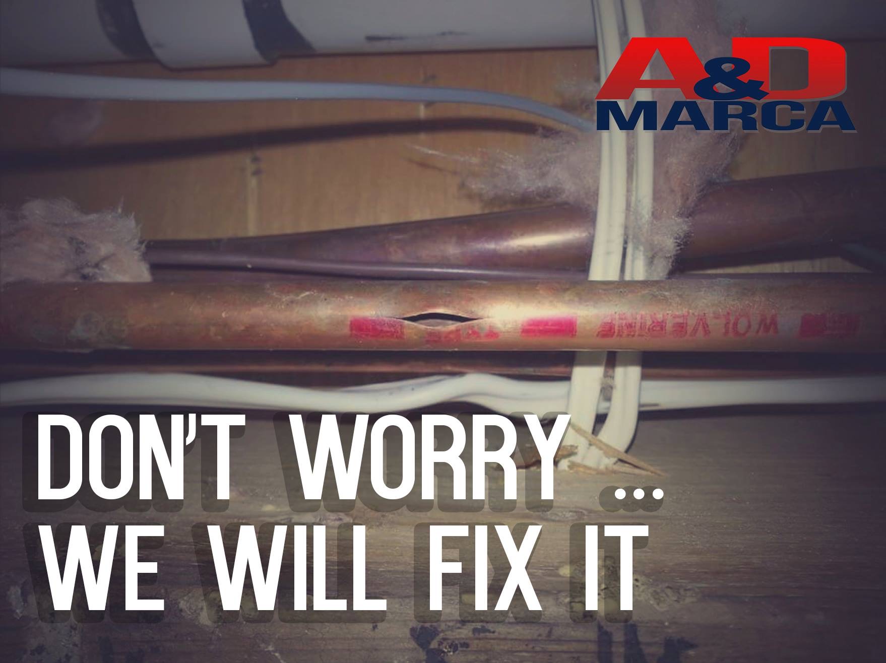 A&D Marca plumbing repair service presentation