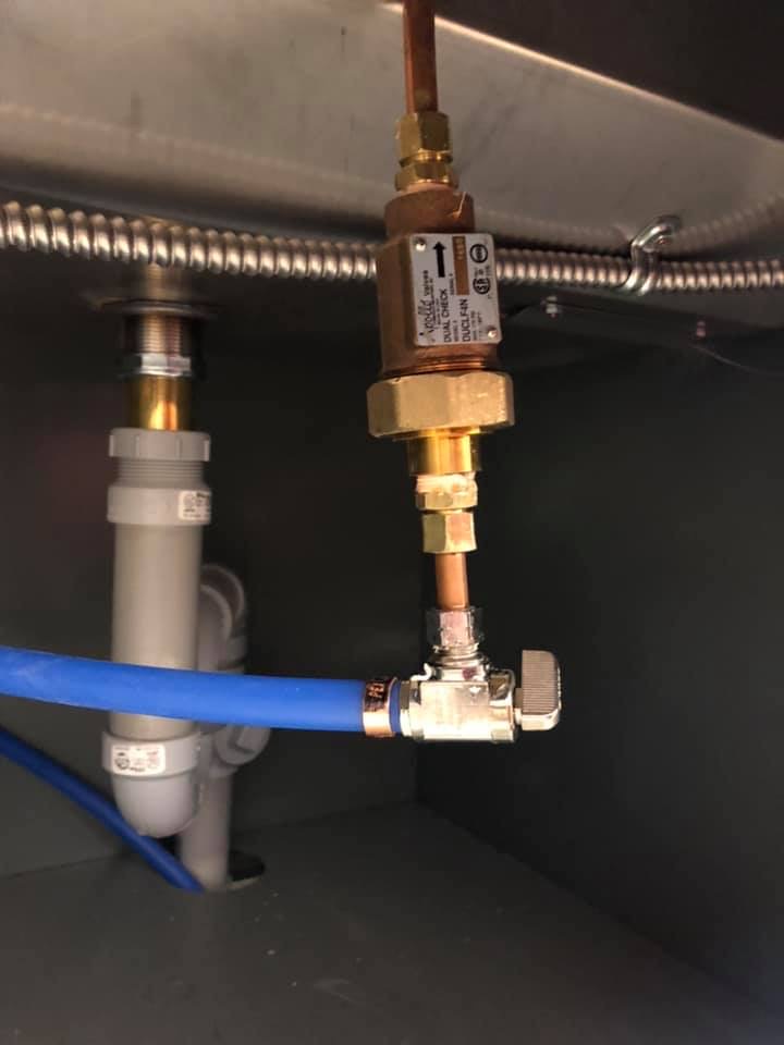 Industrial backflow installation