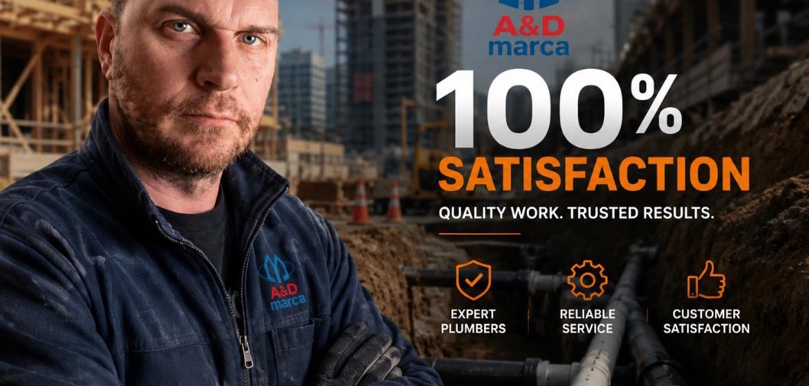 A&D Marca plumber representing quality work and customer satisfaction